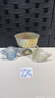 Group shot of all three glass items
