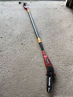 Full view of Homelite pole pruner showing entire 80 in length