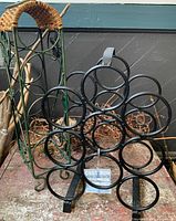 Both wine racks side by side on surface