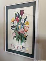 Framed print full view showing artwork and frame