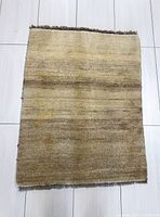 Entire rug flat, full view showing overall design and dimensions