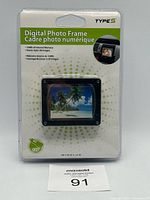 Front view of sealed Winplus Type S Digital Photo Frame package