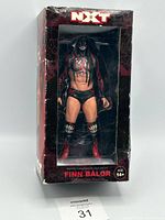 Front view of boxed Finn Balor figure