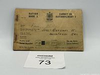 Front cover showing title, serial, hand-filled personal details