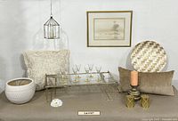 Group shot showing all items arranged together