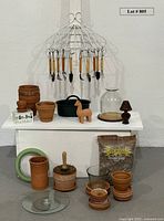 Full lot overview on shelf showing all items