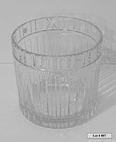 Overall view of Tiffany & Co. Atlas crystal ice bucket