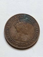 Obverse showing King Edward VII portrait and legend