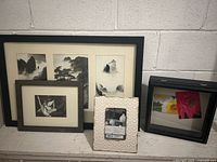 All four frames standing side by side