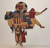 full view of Homco multisport plaque