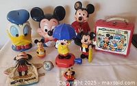 Group shot of all 11 Disney collectible items