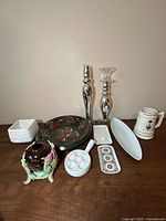 Group shot of all items on table