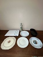 All eight items on table for overview