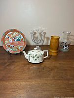 Group view of all five items on tabletop