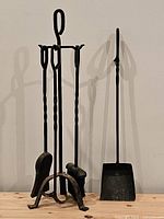 Full set on stand plus separate shovel visible