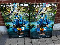 Front view of both Rio 2 foam-mounted posters showing artwork and size comparison