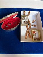 Group shot of all jewellery and trinket box