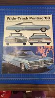 Front cover showing title Wide-Track Pontiac ’68 and model illustrations