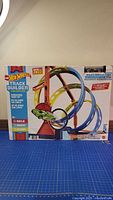 Front of sealed Hot Wheels Corkscrew Twist Kit box