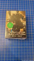 Top view of stack showing Terminator Salvation movie card on top