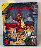 Front of Dungeons & Dragons Basic Set box showing artwork and title