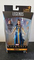 Front of sealed Marvel Legends Ajak box showing figure and accessories