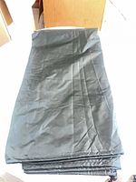 Folded black cover full view