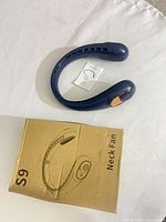 Neck fan, manual, and box overview