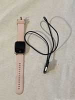 Watch and charging cable overview