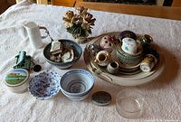 Group shot of entire lot on table