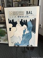 Full view of framed poster showing artwork and frame