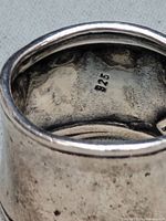 Interior of ring showing 925 stamp