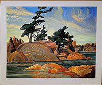 Full view of lithograph showing entire artwork and margins