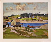 Full view of the lithograph showing entire image and borders