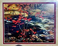 Front close view of the print showing artwork detail and colours