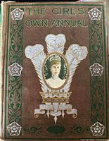 Front cover showing title, decorative design and portrait