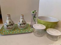 All kitchen items arranged together