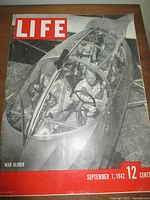 Front cover War Glider Life magazine Sept 7 1942
