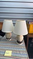 Both lamps side by side showing overall appearance and shades