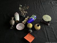 Group shot of all ten decorative items