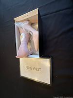 Shoes in box showing color and style