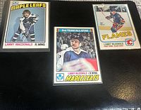 Front view of all three Lanny McDonald cards