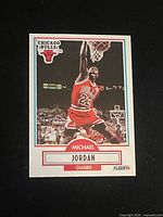 Front of 1990 Fleer Michael Jordan card