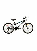 Side profile of Genesis Barracuda 20 in youth bike showing wheels, frame, drivetrain, brakes and handlebars