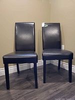 Front view of both dining chairs
