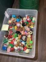 Full bin filled with solar nodders