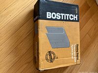 Closed Bostitch box showing branding and product type.