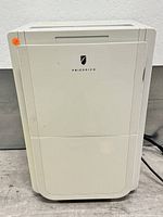 Front view showing Friedrich logo and overall cabinet