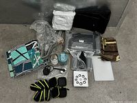 Overview of all items laid out