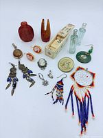 Overall lot view showing all items laid out